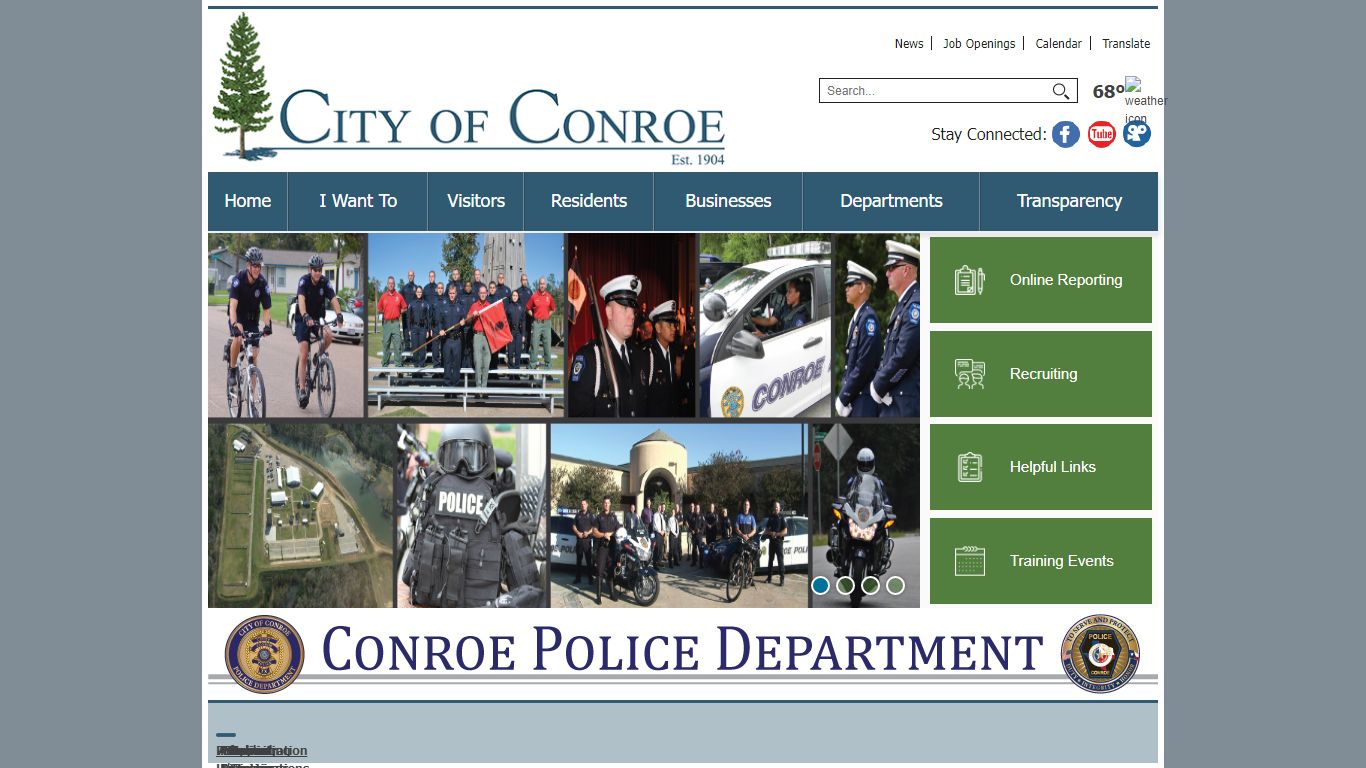 Police Home Page | City of Conroe